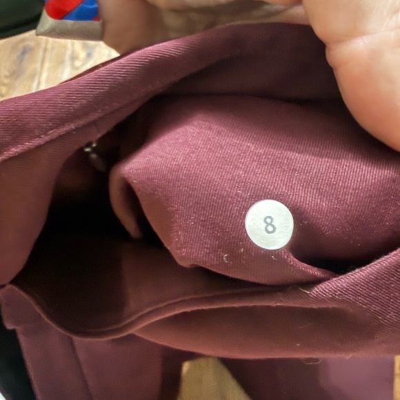 Lululemon Maroon Dress Pants/Trousers Size 8 - Picture 4 of 7